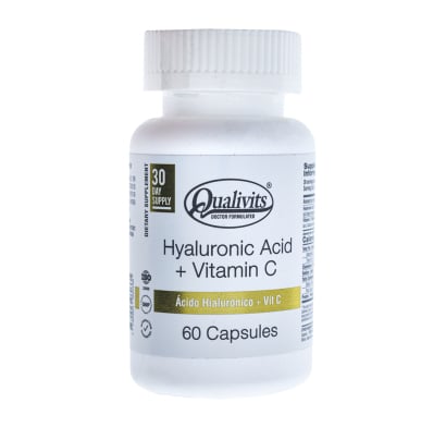 Hyaluronic Acid Qualivits + Vitamin C 60 Cápsulas