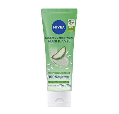Gel Nivea Exfoliante de Arroz y Aloe 75 ml