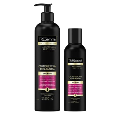 Pack Shampoo TRESemmé Cauterización Reparadora 500 ml + Acondicionador 250 ml