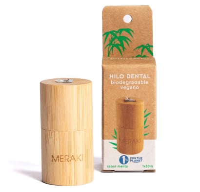 Hilo Dental Meraki Envase de Bambú 30 m