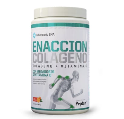 Suplemento Ena Enaccion Colágeno + Vitamina C Naranja 240 g