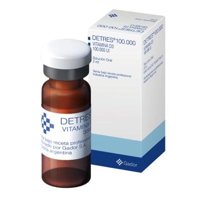 Detres 100.000 U.I. Solución Oral 2 ml