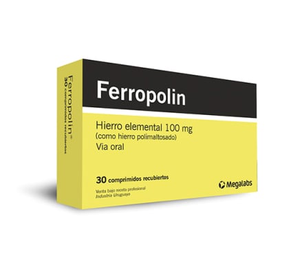 Ferropolin 100 mg 30 Comprimidos