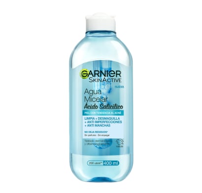 Agua Micelar Garnier Aclara Antiacné 400 ml