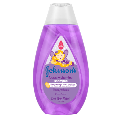 SHAMPOO JOHNSON'S BABY FUERZA Y VITAMINA 200 ML