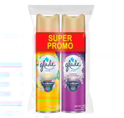 PERFUMADOR GLADE AEROSOL 360ML 2X20%