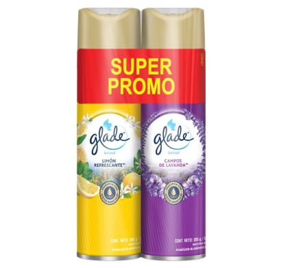 PERFUMADOR GLADE AEROSOL 360ML 2X20%