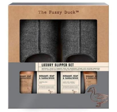 Set Baylis & Harding The Fuzzy Duck Bergamot Hemp & Sandalwood Men's 5 Unidades
