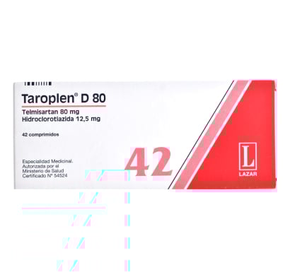 Taroplen D 80 mg42 Comprimidos