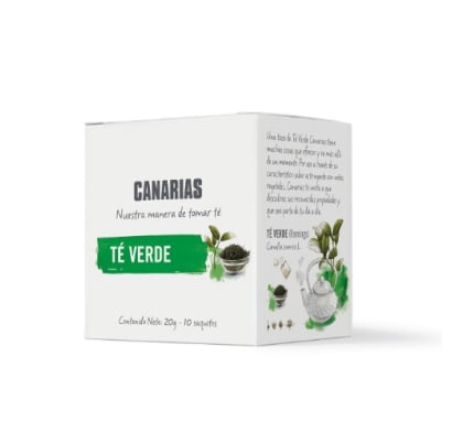 Té Verde Canarias 10 Saquitos