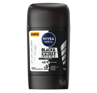 Antitranspirante en Barra Nivea Men Black & White 50 ml