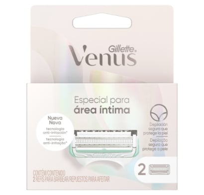 Afeitadora Gillette Venus Íntima Dispense 2 Unidades