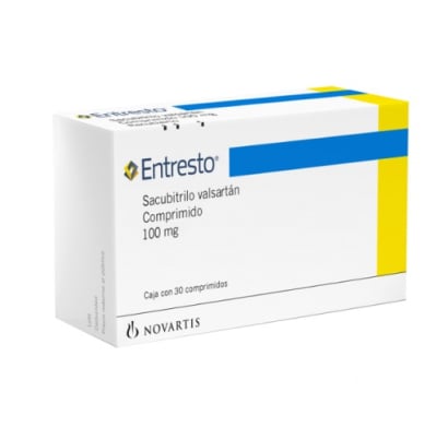 Entresto 100 mg 30 Comprimidos