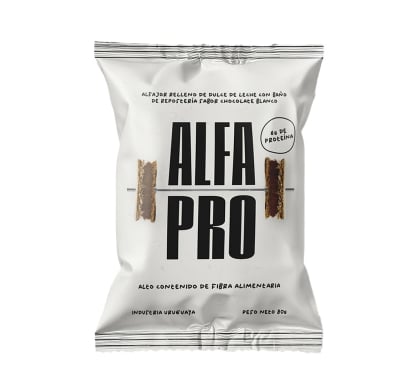 Alfajor Alfapro Chocolate Blanco 80 g