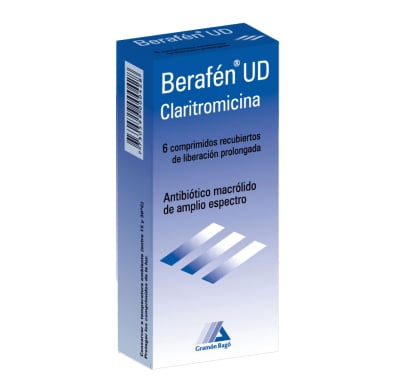 Berafén UD 500 mg 6 Comprimidos Recubiertos LP