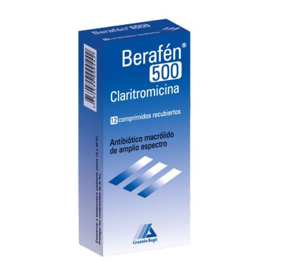 Berafén 500 mg 12 Comprimidos Recubiertos