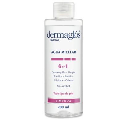 Agua Micelar Dermaglós 6 en 1 200 ml