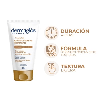 Autobronceante Dermaglós Corporal 150 g