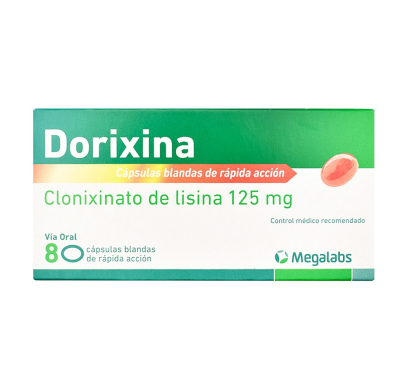 DORIXINA 125 MG 8 CAPSULAS BLANDAS