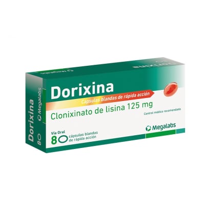 DORIXINA 125 MG 8 CAPSULAS BLANDAS