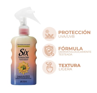 Protector Solar Six Splash FPS30 210 ml