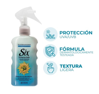 Protector Solar Six FPS50 210 ml