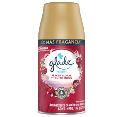 Repuesto Aromatizante de Ambiente Automático Glade Placer Floral y Frutos Rojos 175 g