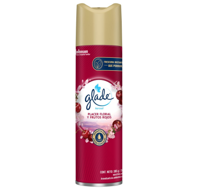 Aromatizante de Ambiente en Aerosol Glade Placer Floral y Frutos Rojos 275 ml