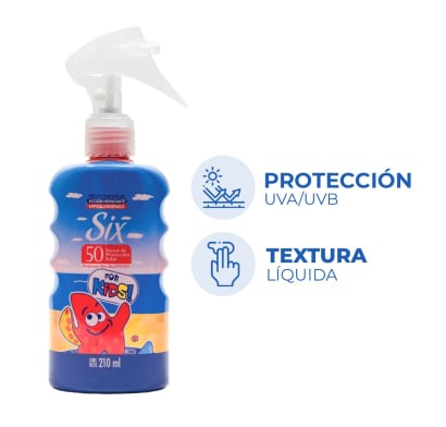 SIX PROTECTOR SOLAR FPS50 KIDS 210 ML