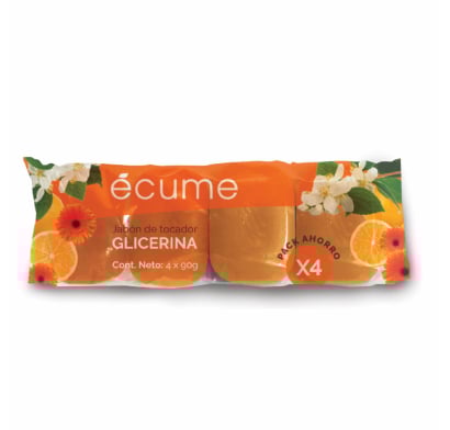 ECUME JABON GLICERINA PACK X4 90GR