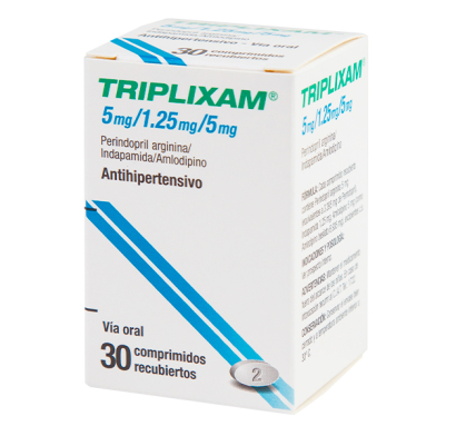 Triplixam 5 mg / 1.25 mg / 5 mg 30 Comprimidos