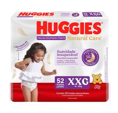 Pañales Huggies Natural Care Pants