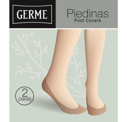 Pack Medias Can Can Germe Platines Blondine Talle Único 2 Pares