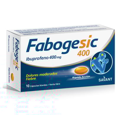 Fabogesic 400 Mg 10 Cápsulas