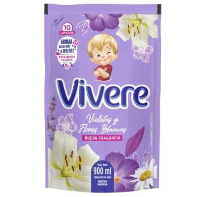 Suavizante Vivere Clásico Violeta 900 ml