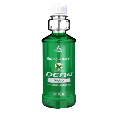 Enjuague Bucal Den3 Diario Menta 310 ml
