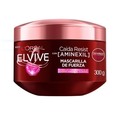 Mascarilla Capilar Elvive Anti Fall Caída Resist con Aminexil 300 ml
