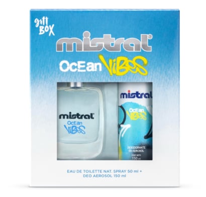 Pack Mistral Ocean Vibes Men EDT 50 ml + Desodorante 150 ml