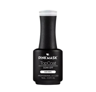 Esmalte Top Coat Semipermanente en Gel Pink Mask
