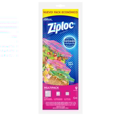 Bolsas Herméticas Ziploc Multipack 9 Unidades