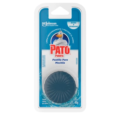Bloque para Mochila de Inodoro Pato Purific Bloque Mochila 40 g