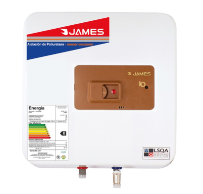 Calefón Eléctrico James Prisma Cobre 10 L