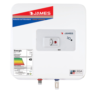 Calefón Eléctrico James Prisma Inox 30 L