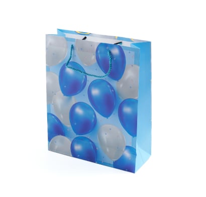 Bolsa de Regalo Happy Paper Globos 1 Unidad Colores Surtidos