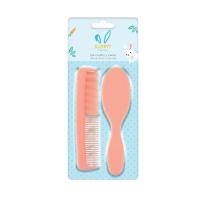 Set Cepillo y Peine Rabbit Colores Surtidos
