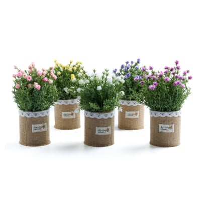 Planta Artificial Decorativa Farma Hogar 1 Unidad Colores Surtidos