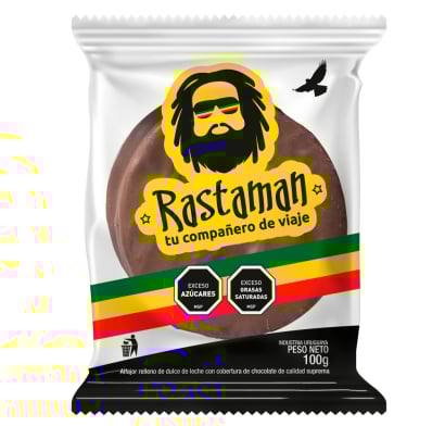 Alfajor Triple Rastaman Chocolate 100 g