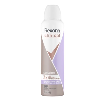 Antitranspirante en Aerosol Rexona Clinical Woman Extra Dry 150 ml