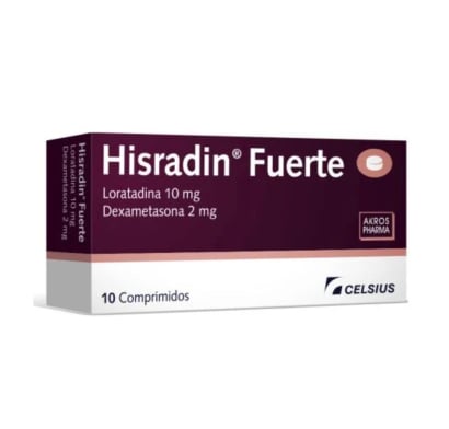 Hisradin Fuerte 10mg/2mg Comprimidos