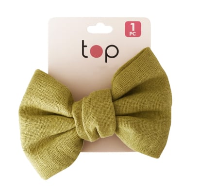 Gomita para el Pelo Top con Moña Azul 1 Unidad